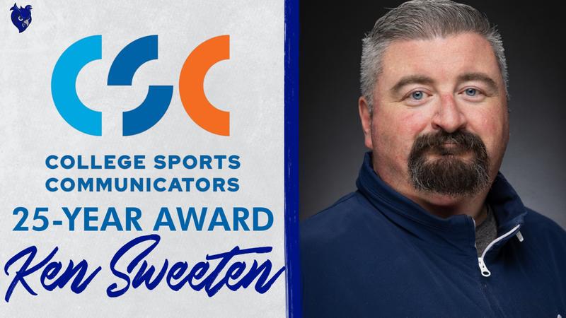 Ken Sweeten Receives College Sports Communicators' 25-Year Award