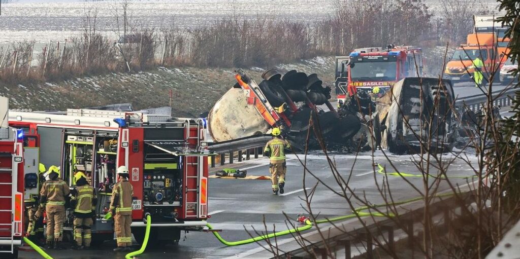 Tragedy in Slovenia: 28-year-old from Kosovo dies after tanker truck accident