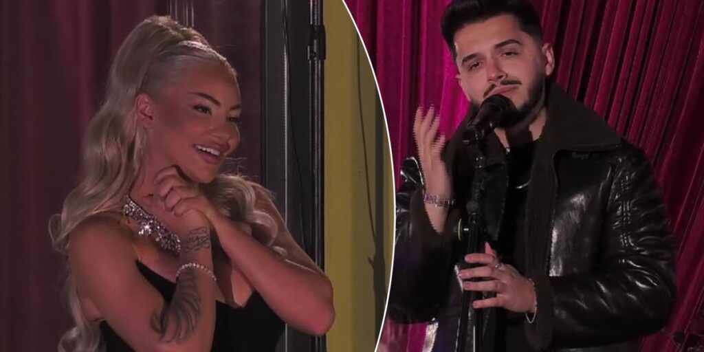 Benita's ex-boyfriend comes as a surprise to Big Brother VIP Kosovo - she gets emotional as he performs songs for her