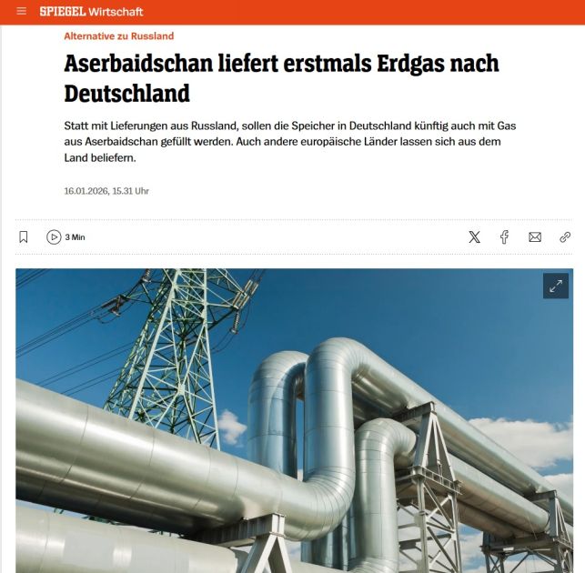 German media highlight Azerbaijan’s first gas deliveries to Germany and Austria [PHOTOS] - Gallery Image