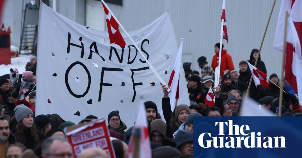 Trump threatens 25% tariff on European allies until Denmark sells Greenland to US | Donald Trump Trump threatens 25% tariff on European allies until Denmark sells Greenland to US | Donald Trump