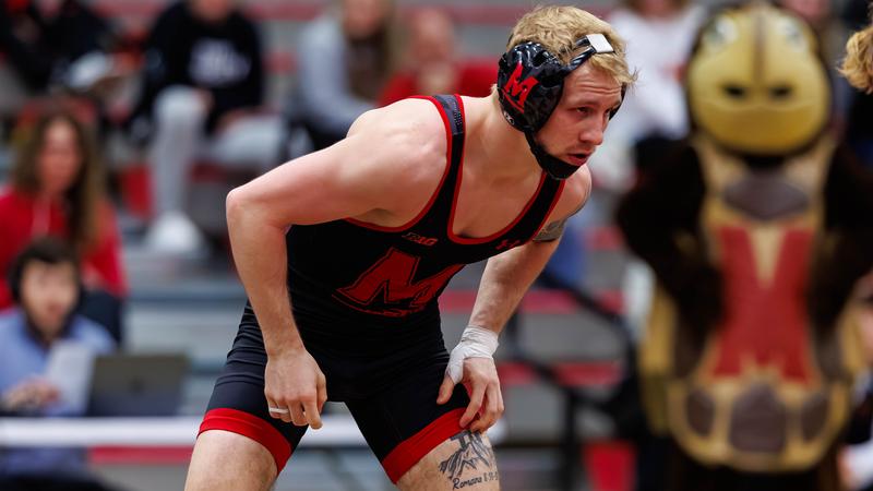 Maryland Wrestling Falls at No. 22 Indiana
