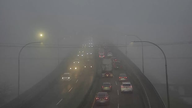 'Near zero visibility' fog advisory in place through Tuesday in southwest B.C.