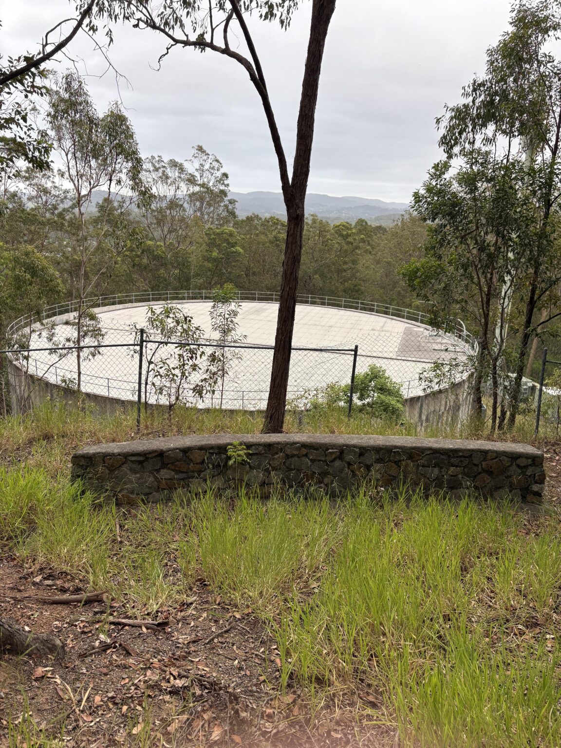 What’s the story behind the wall? Near mt Coot-tha What’s the story behind the wall? Near mt Coot-tha