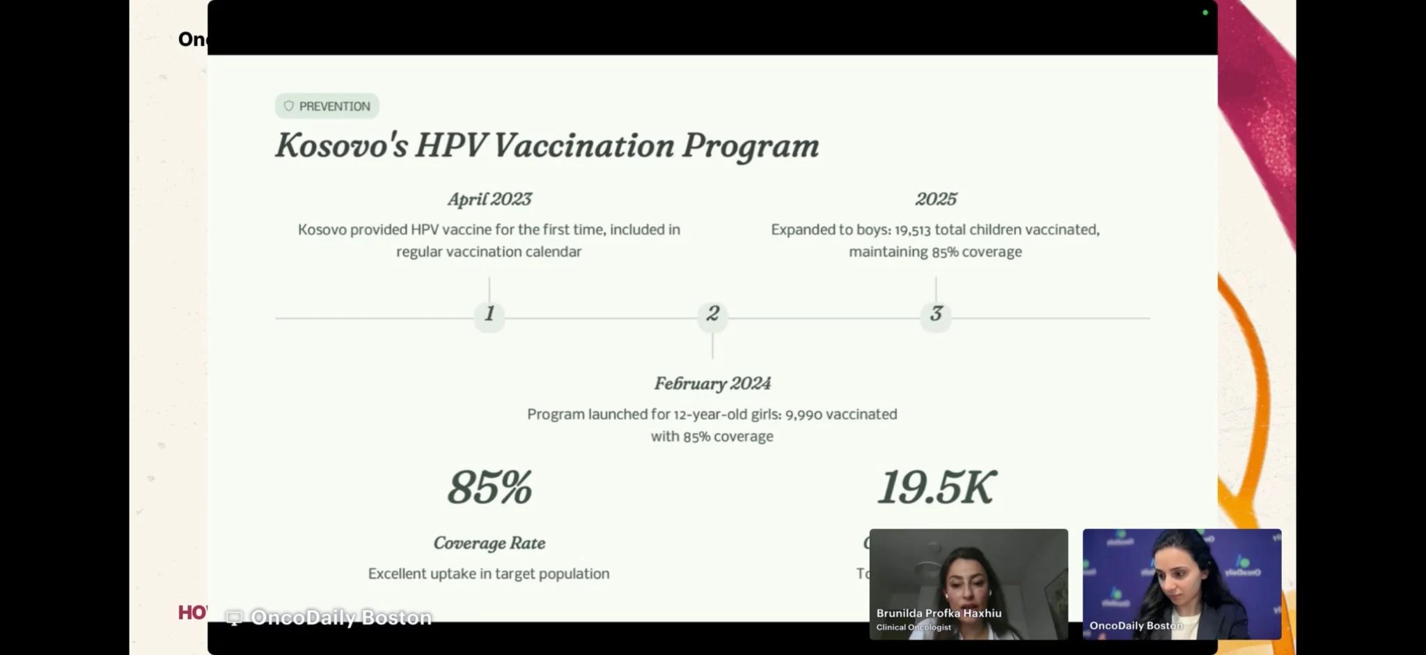 Brunilda Haxhiu: Highlighting the Current Cervical Cancer Landscape in Kosovo at the OncoDaily Summit