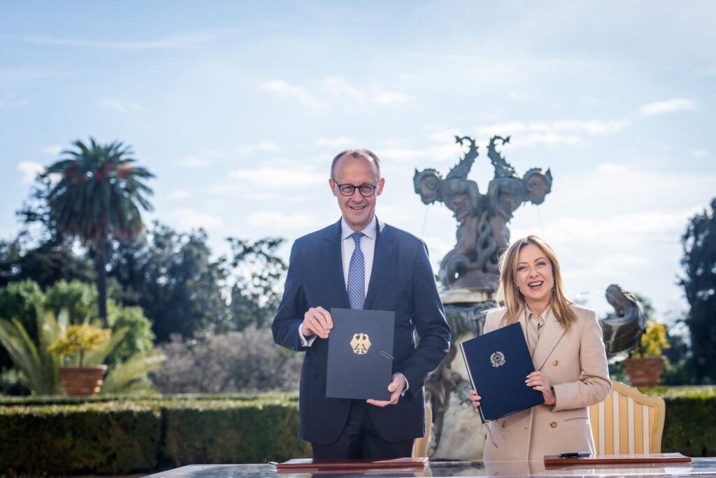 Germany moves closer to Italy as disagreements strain ties with France
