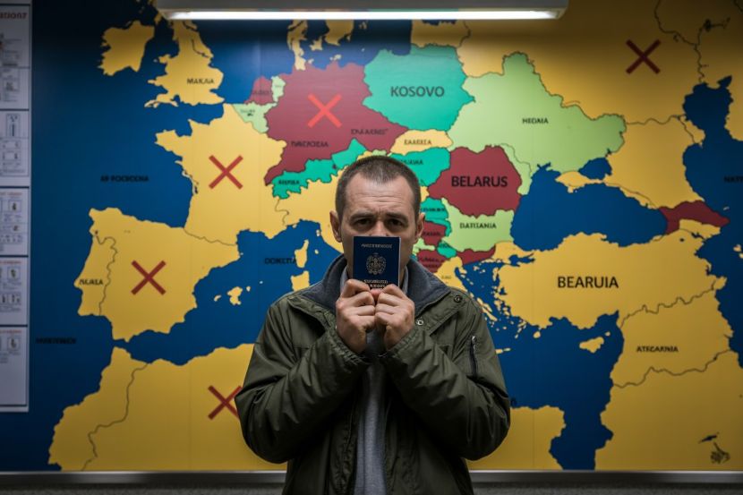 North macedonia passport, kosovo passport, belarus passport, romania passport, henley passport index 2025, restricted travel access, visa-free destinations, global mobility, travel limitations, eu passport comparison, passport rankings