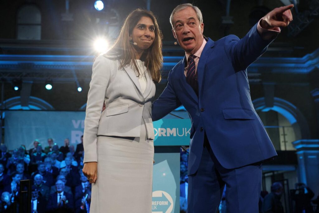 Farage's party Reform UK draws increasing numbers of Conservative MPs