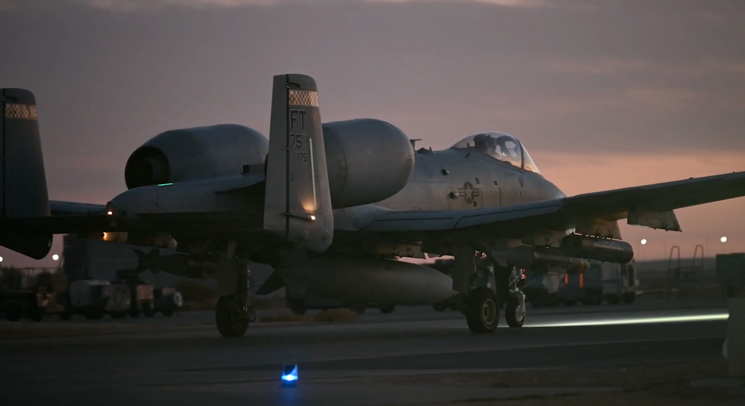 American A-10s in video shared by CENTCOM earlier this month