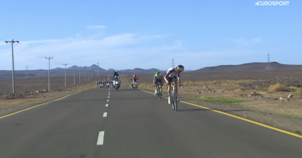 clever attack earns the Swiss UAE rider the stage and overall victory in the AlUla Tour