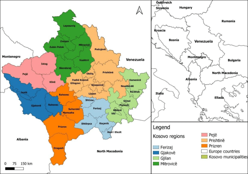 Objectively speaking, which part of Kosovo is the most beautiful?