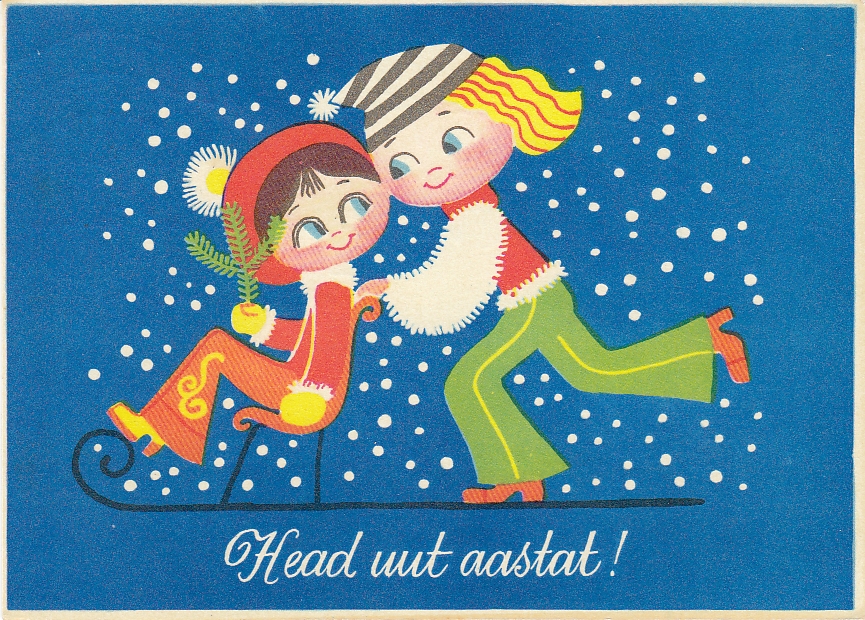 Vintage Estonian New Year cards and the stories they tell A Soviet-era Estonian New Year’s card from the 1970s.