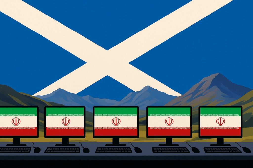 Iranian-linked Scottish accounts fall silent again