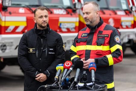 ‘Totally shoddy’: Slovak firefighters say €574,000 engine unveiled as Christmas gift was unfit for service