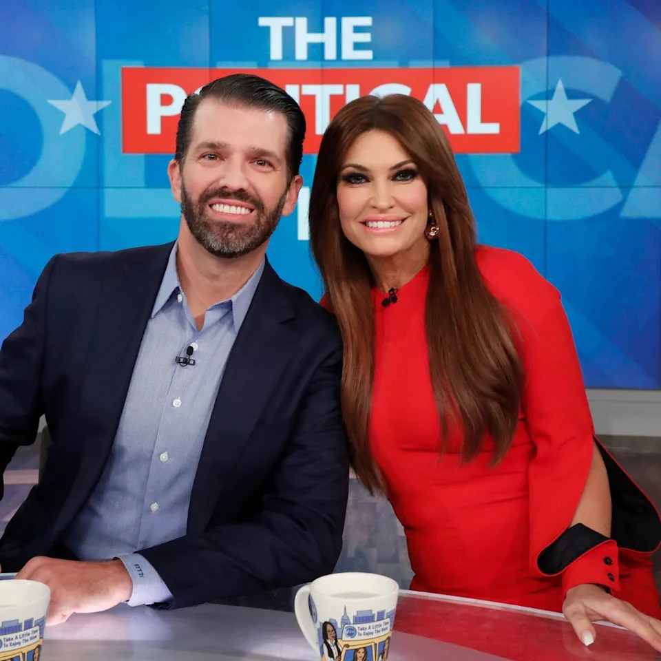 THE VIEW - Donald Trump Jr. and Kimberly Guilfoyle appeared today, Thursday, November 7, 2019 on ABC's "The View," as the show celebrated its 5,000th episode. "The View" airs Monday-Friday 11am-12 noon, ET on ABC. VW19 (Photo by Lou Rocco/ABC via Getty Images) DONALD TRUMP JR., KIMBERLY GUILFOYLE