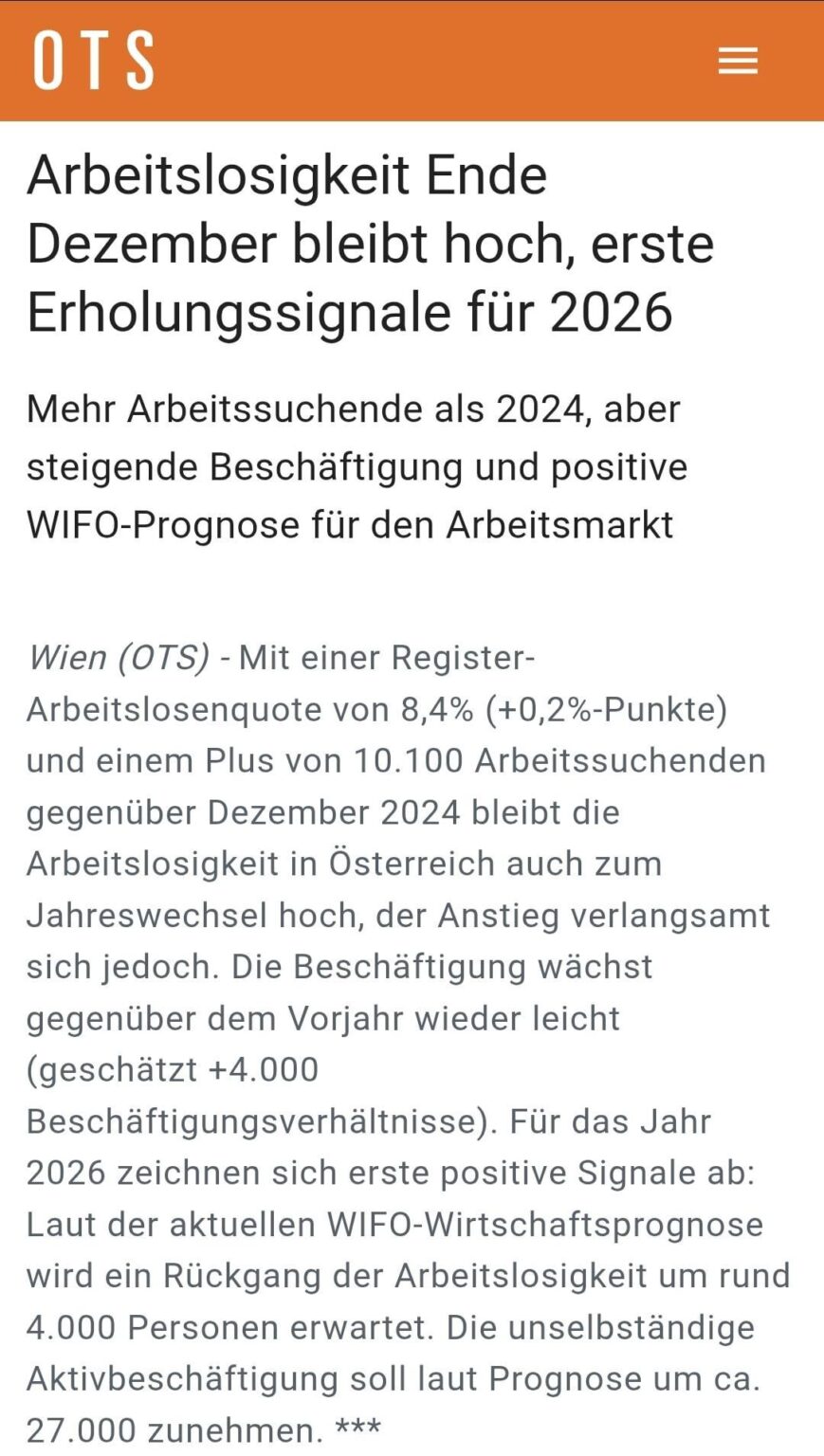 Unemployment at 8.4% but positive outlook for 2026 – where will the upswing come from? Unemployment at 8.4% but positive outlook for 2026 - where will the upswing come from?