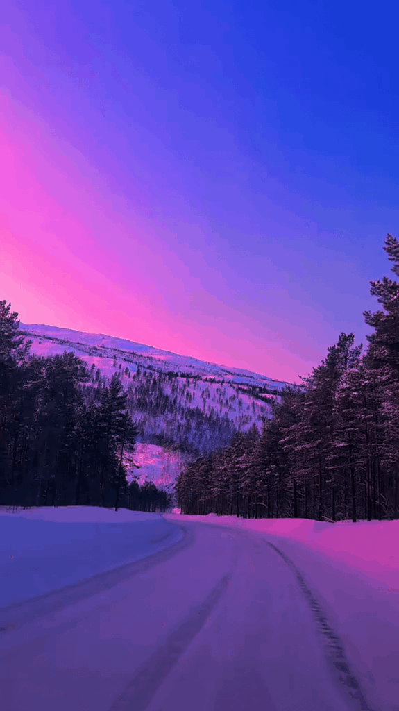 Beautiful landscape near Senja in Norway
