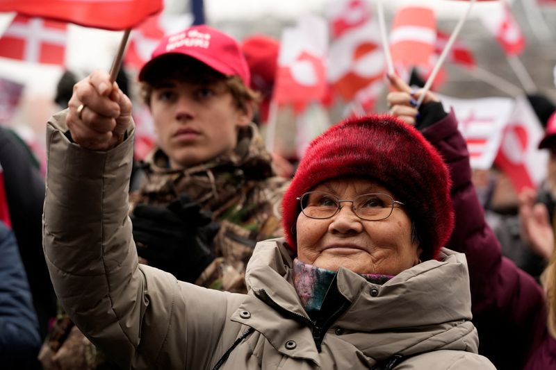 Protesters in Denmark support Greenland after Trump’s takeover threat