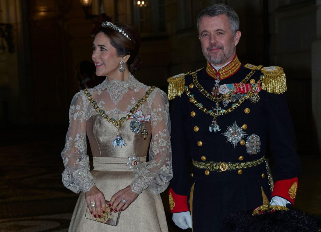 The King and Queen of Denmark attend the New Year