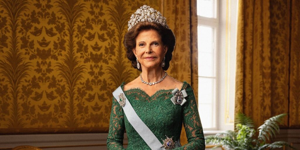 Sweden's Queen Silvia Wears Historic Braganza Tiara in New Royal Portraits