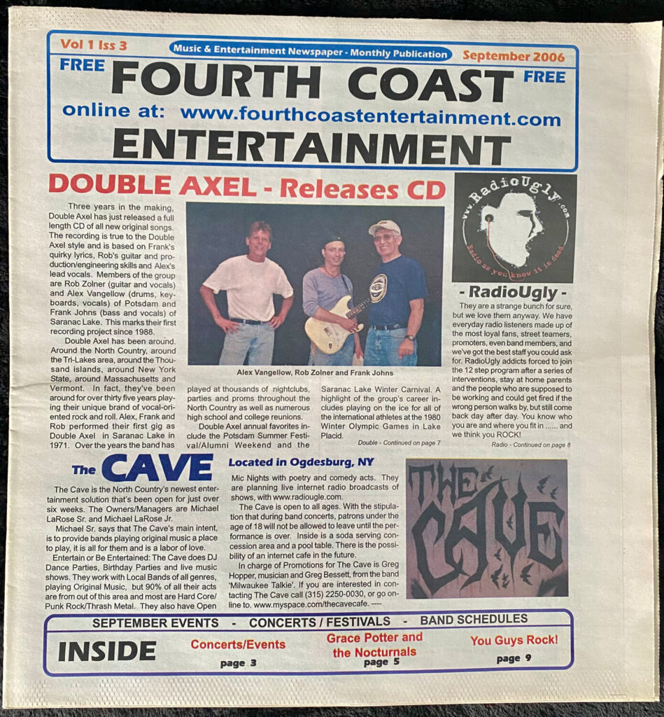 Up North Magazine is celebrating 20 years of promoting the North Country music scene. Photo submitted.