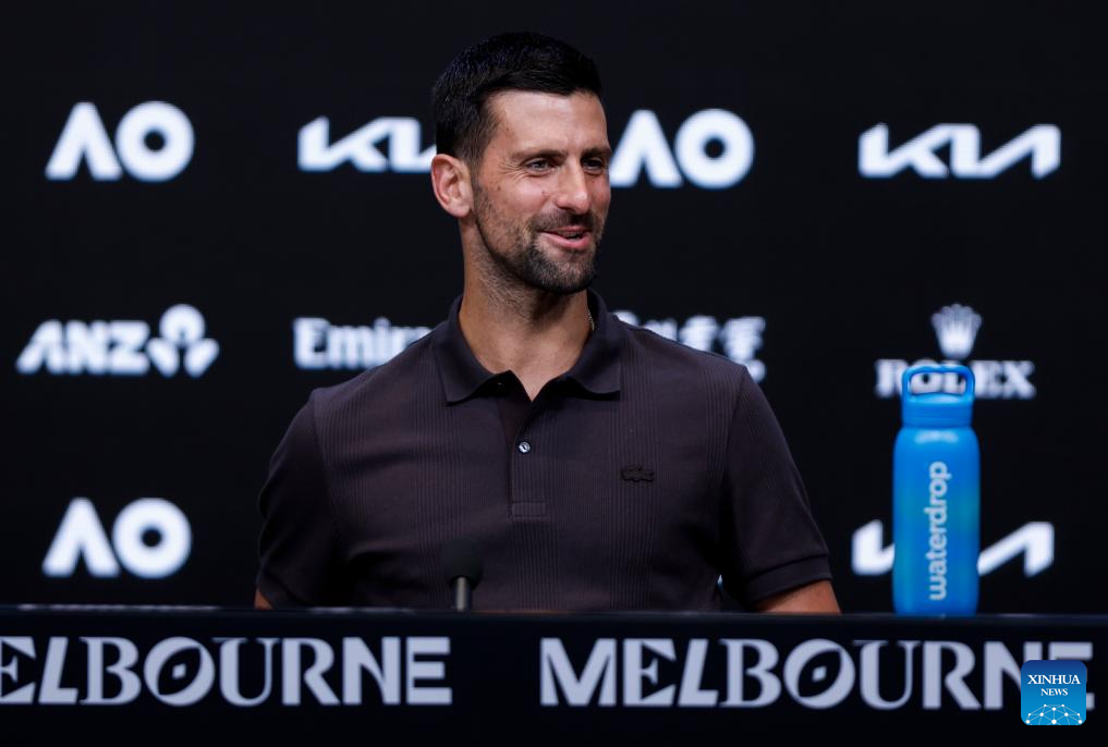 Djokovic attends press conference ahead of Australian Open-Xinhua