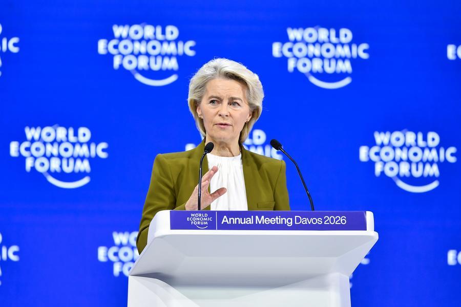Sovereignty, integrity of Greenland, Denmark's territory "non-negotiable": Ursula von der Leyen-Xinhua