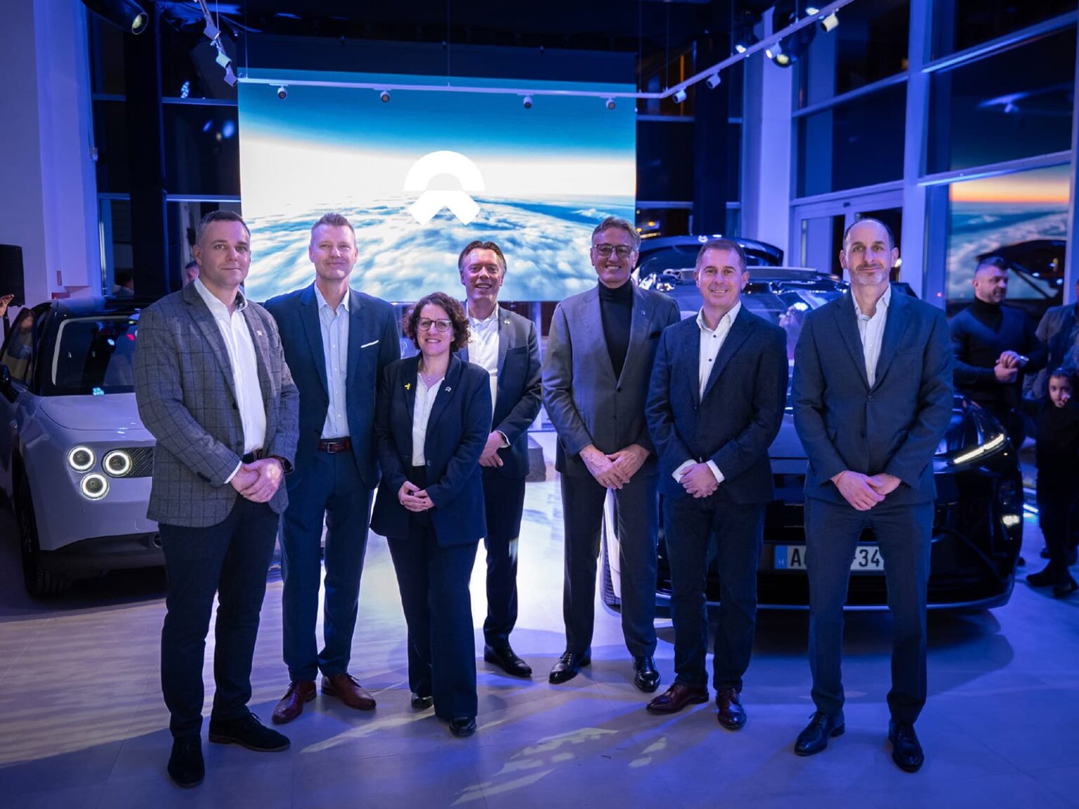 The Nio AutoWallis Showroom in Budapest opened on January 22, 2026, marking Nio