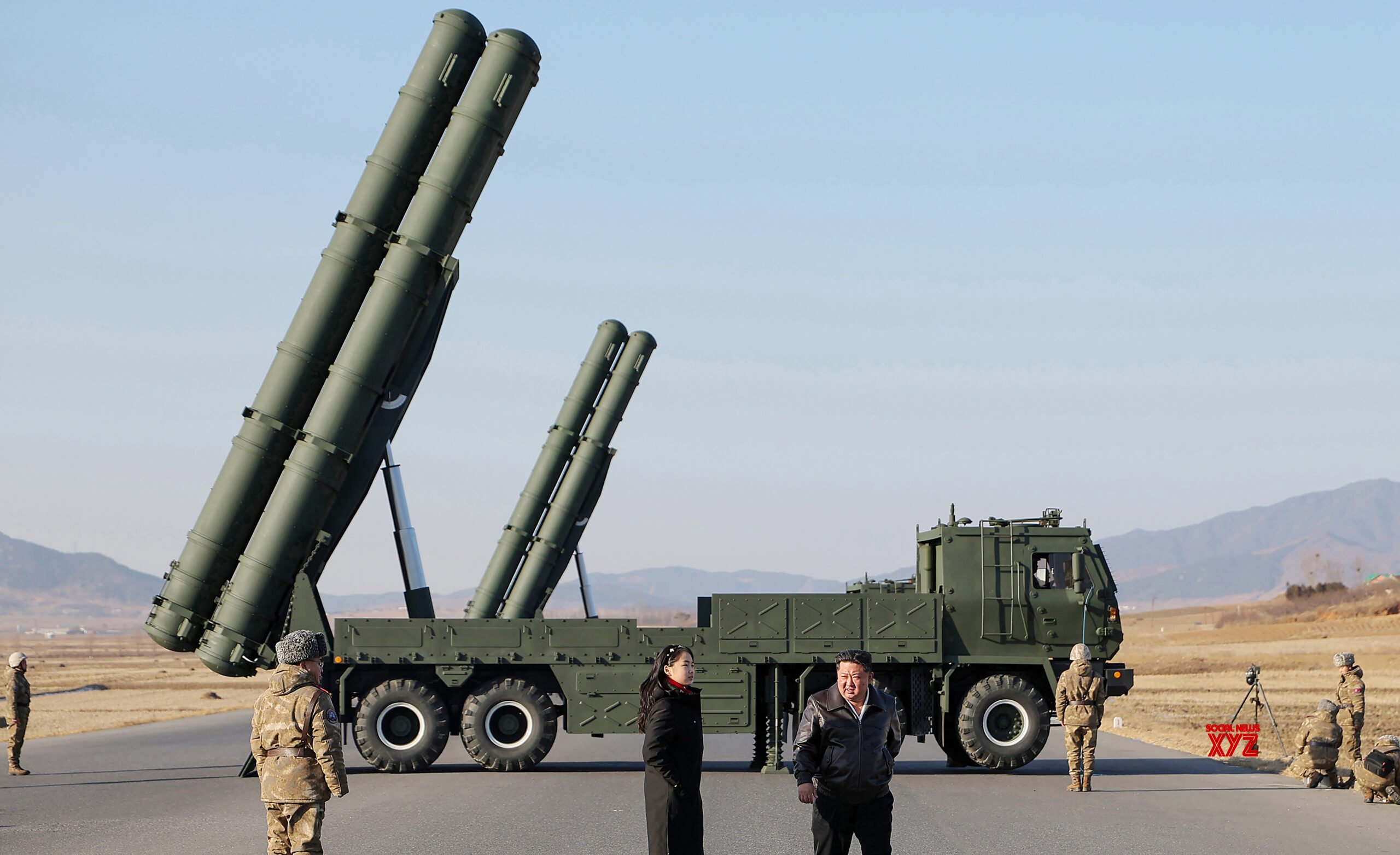 N. Korea test fires large caliber multiple rocket launcher #Gallery N. Korea test fires large caliber multiple rocket launcher #Gallery