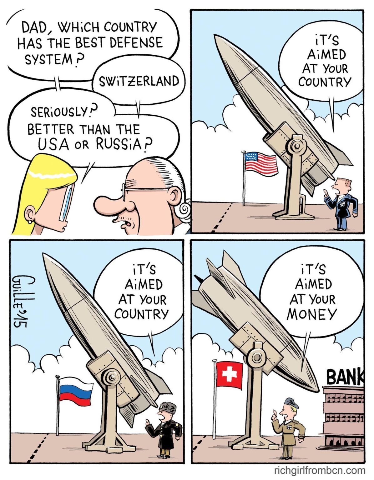 Best defense system | Rich Girl from Barcelona, strip #192 of 645 [OC]