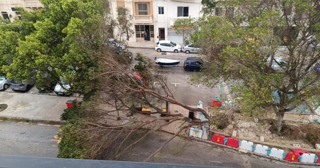 Storm Harry's trail of damage across Malta