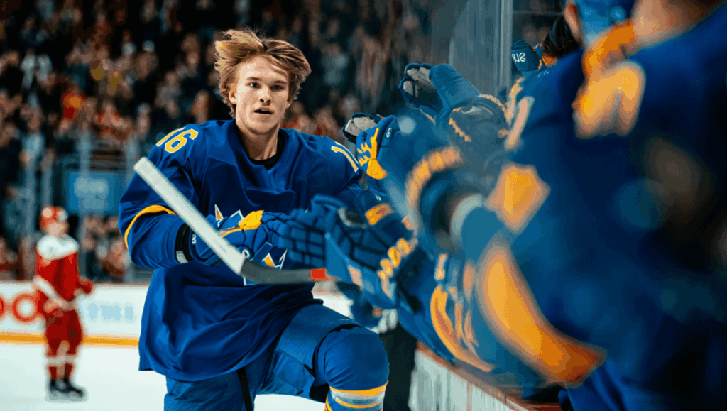 IIHF World Juniors: Sweden dominates Latvia 6-3 in quarterfinals, Frondell leads undefeated team to semifinals