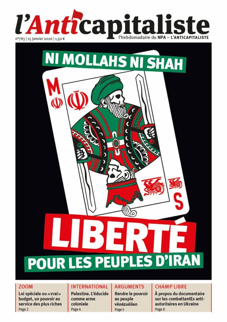 The Anticapitalist's front page on Iran - "Neither Mullah nor Shah"