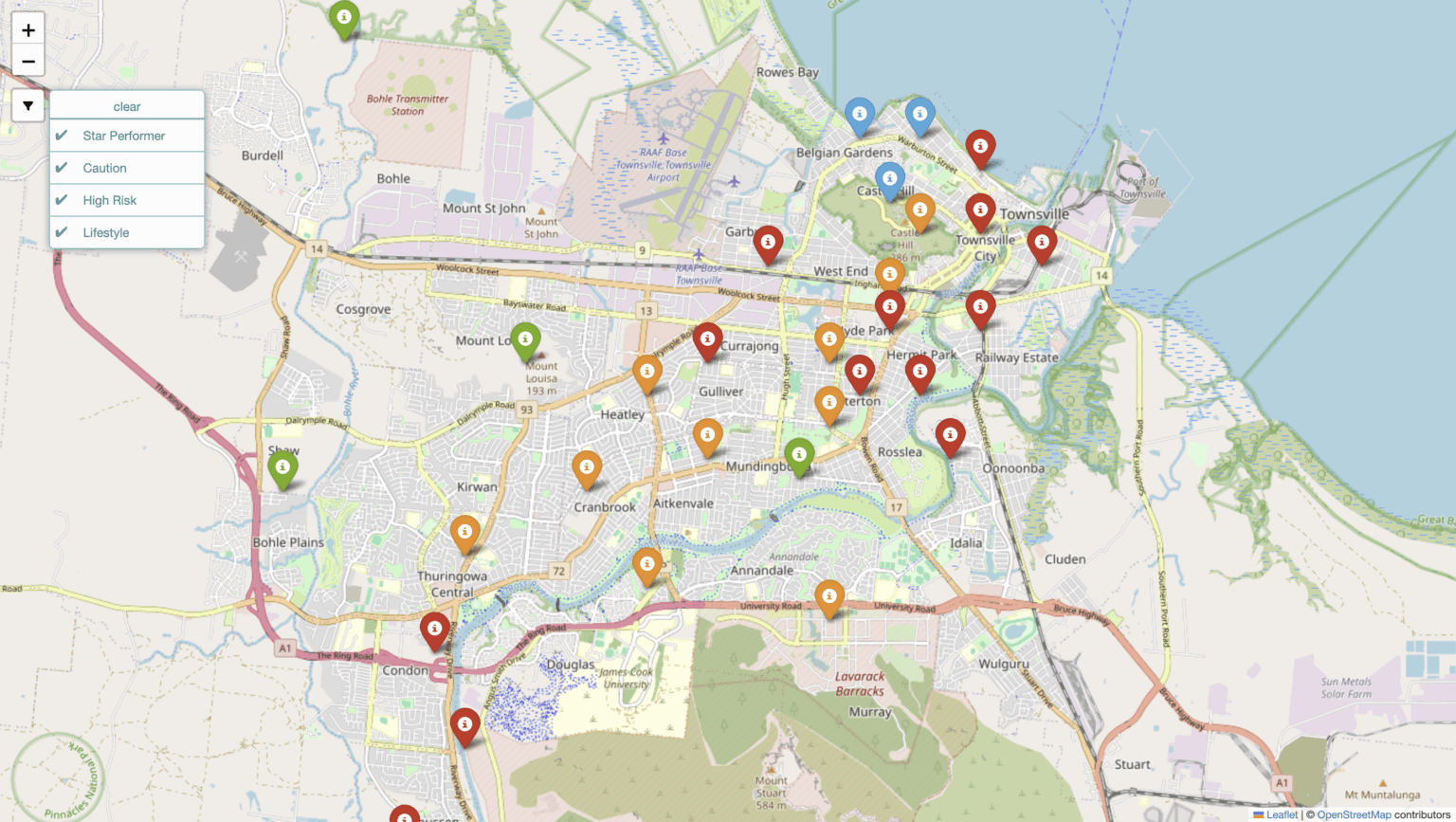 I built this Flood/Crime map for Townsville... should I build one for Brisbane?