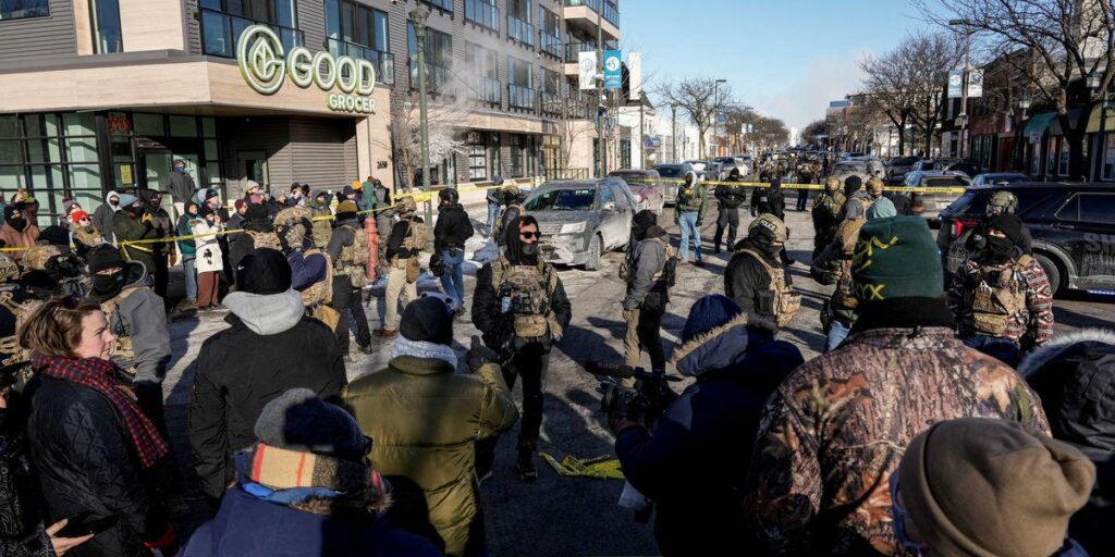 Video: Man shot and killed in Minneapolis as ICE agents hold him down