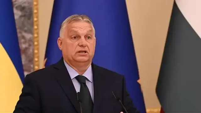 Hungary's Orban says Europe is run by a 'German war troika'