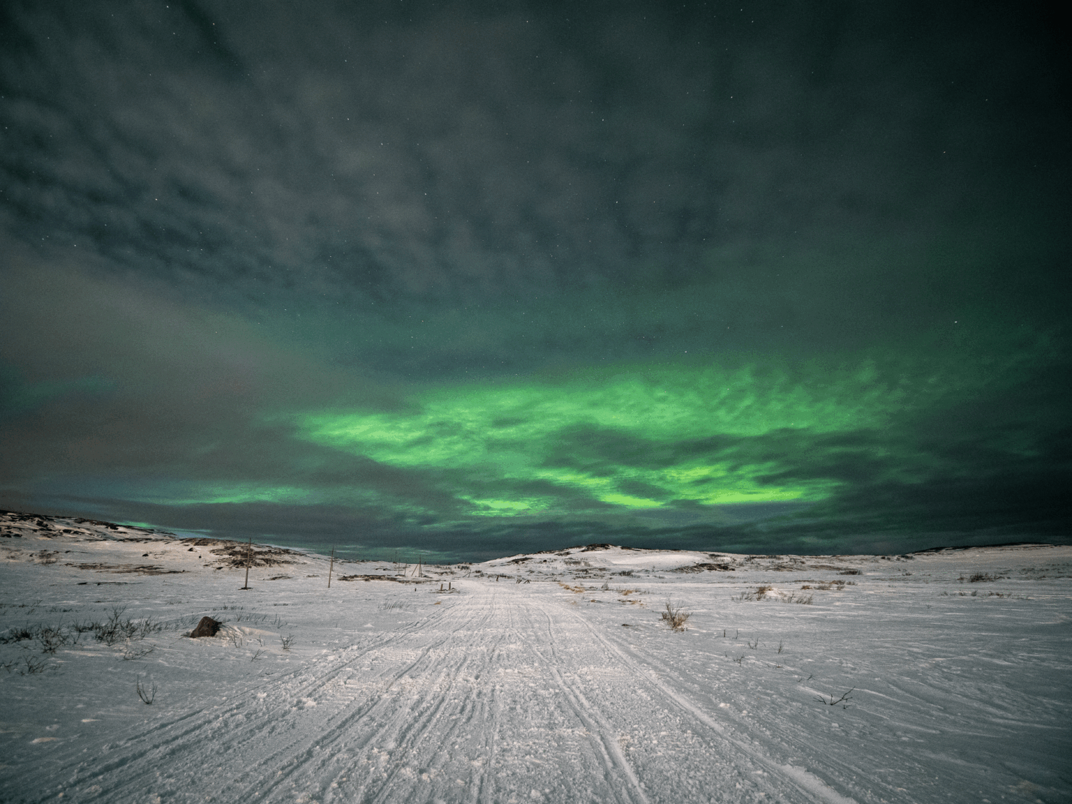 Teriberka, Northern Lights