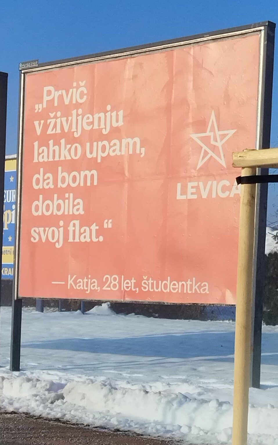 "For the first time in my life I can hope to get my own flat" - Katja, 28 years old, student.