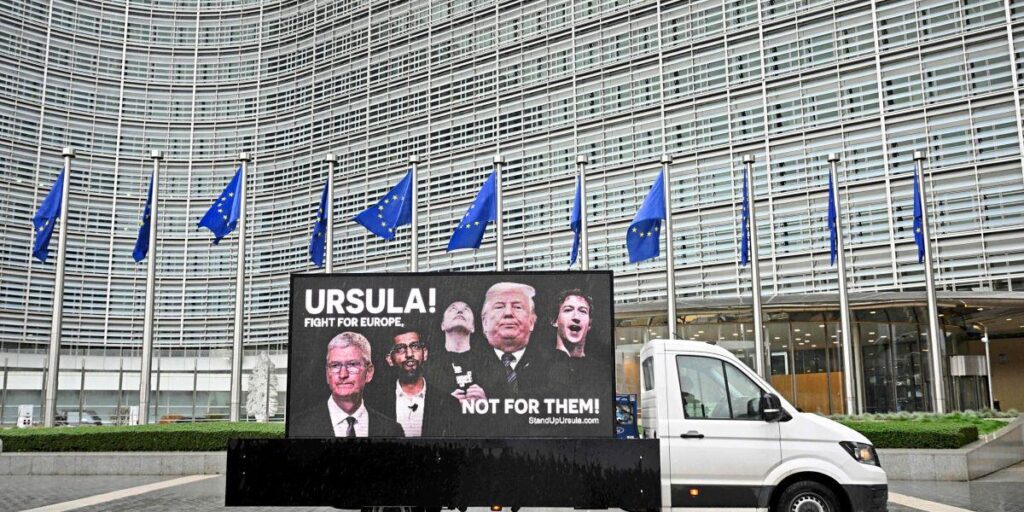 US tech companies are fraternizing under the radar with right-wing radicals in Brussels