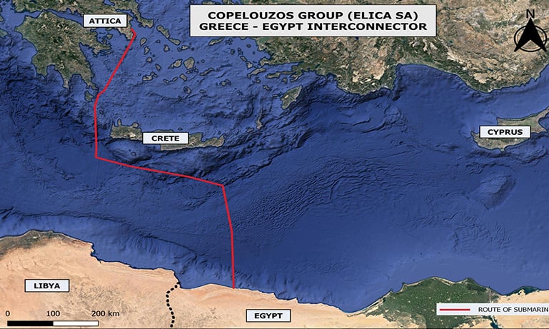 3 GW Egypt-Greece interconnector receives €9.56M grant for further studies