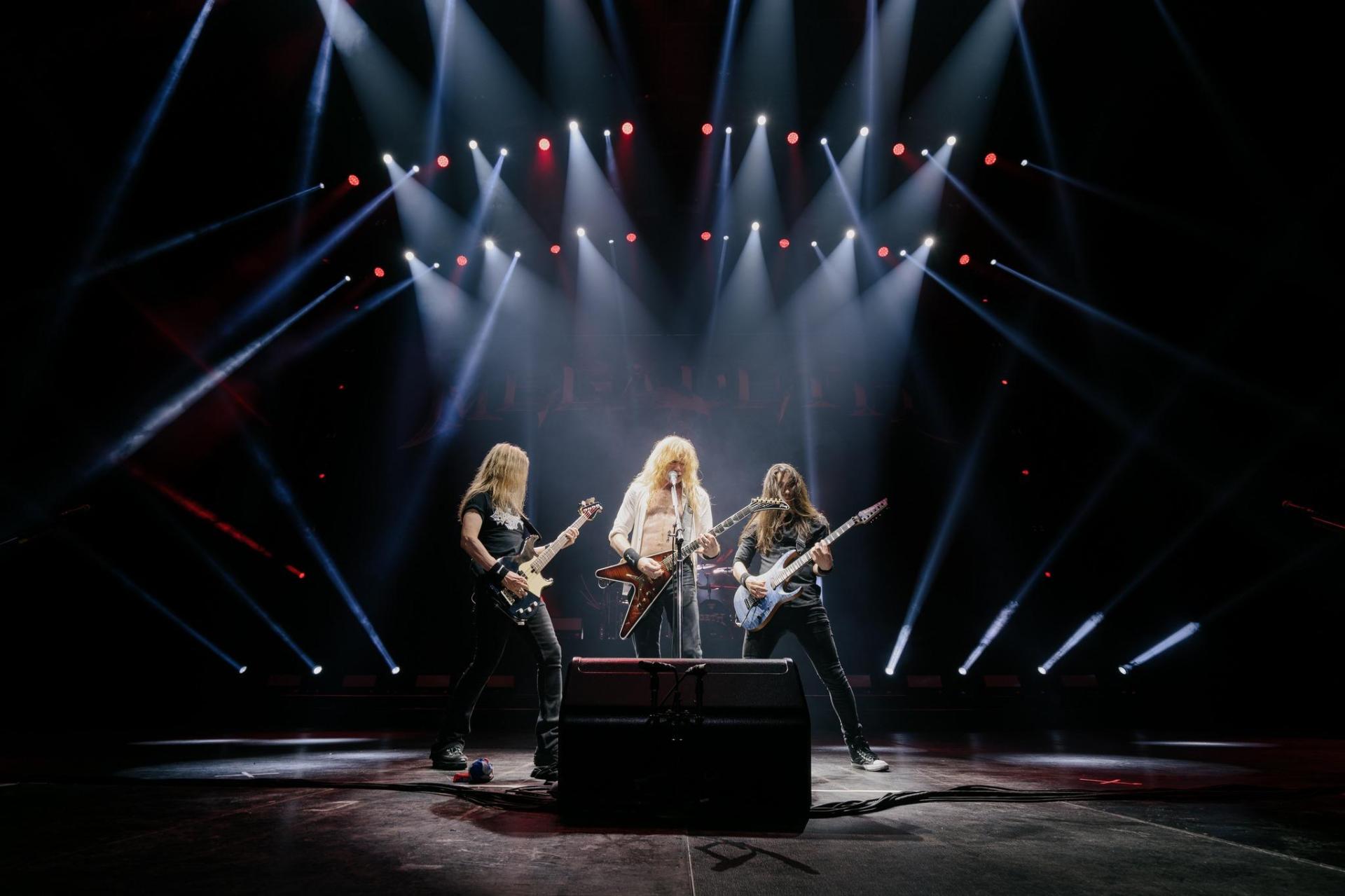 Megadeth in a still from the documentary. Photo: Eden Cinemas