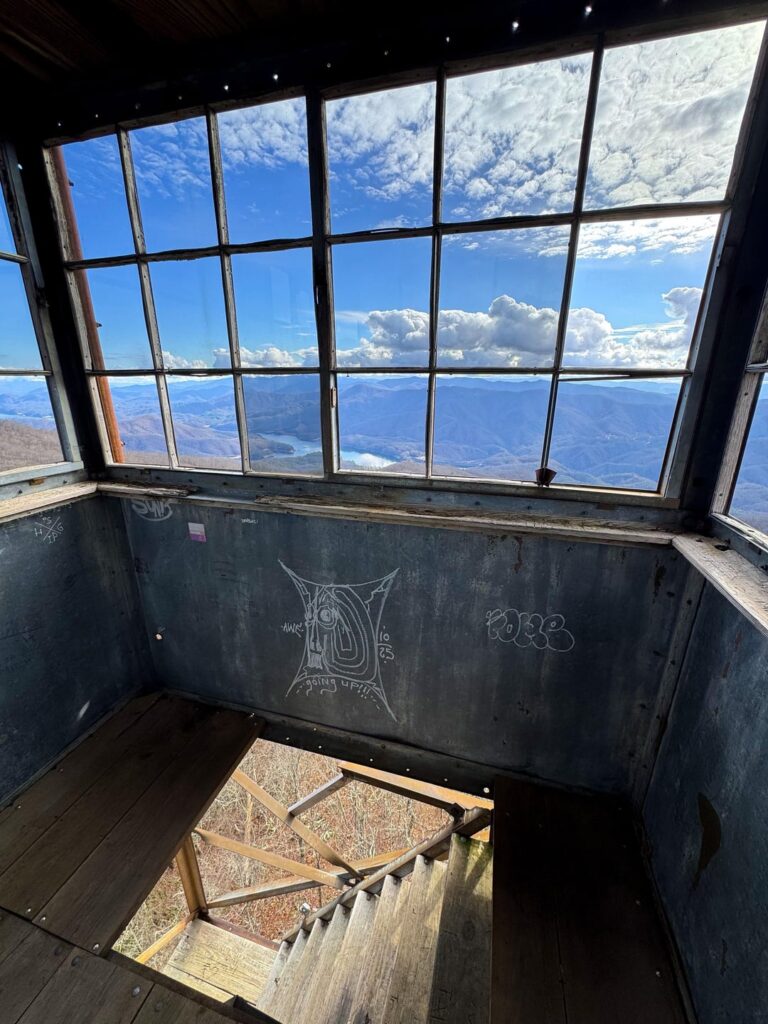 Shuckstack Fire Tower in the Smokies