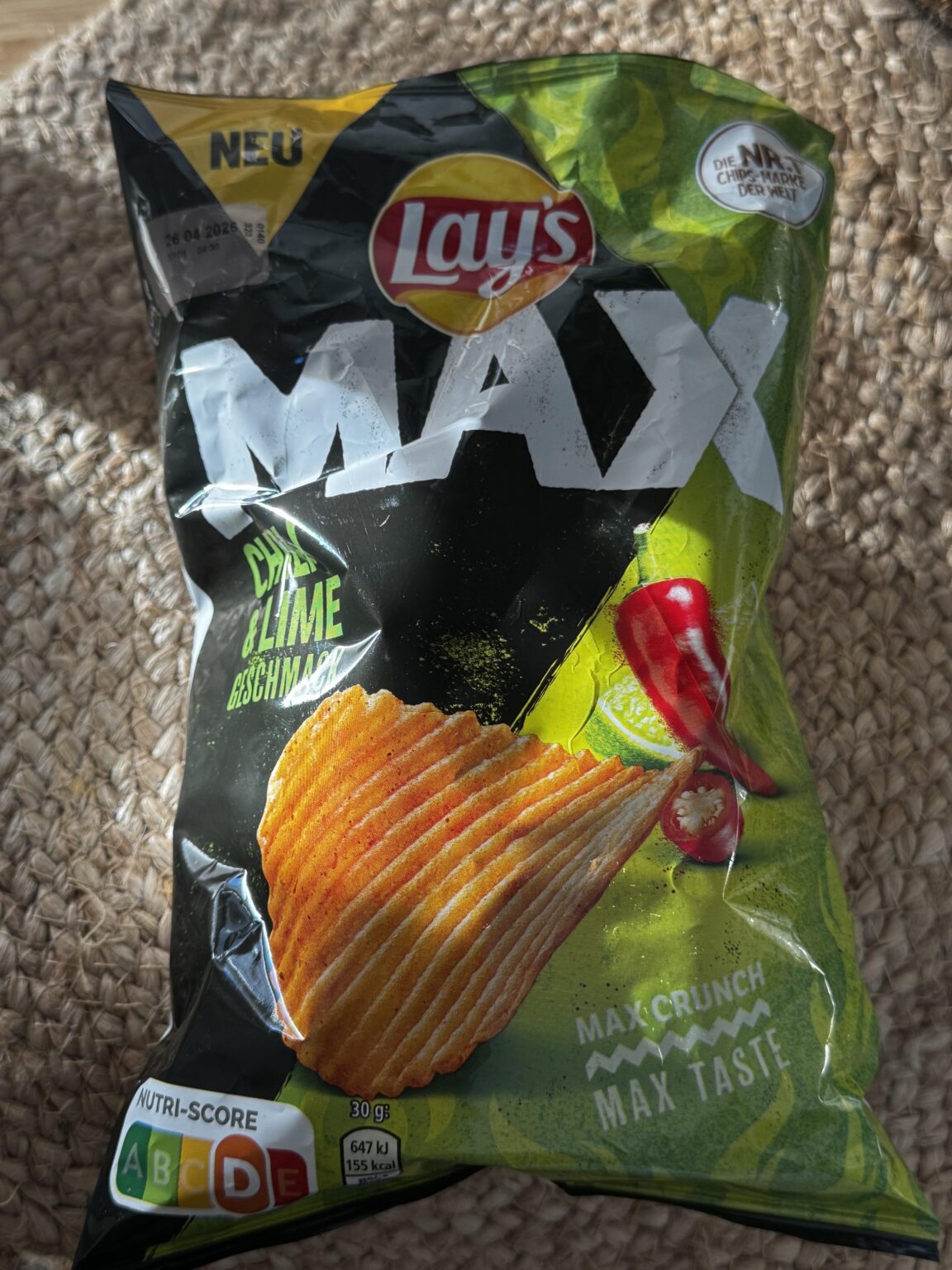 finally good flavour of lays in germany
