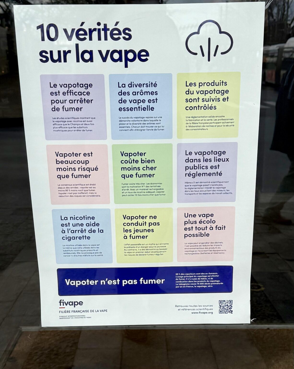 Seen at the entrance of an electronic cigarette store...