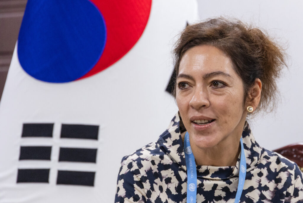 This file photo shows Elizabeth Salmon, the United Nations special rapporteur for North Korean human rights, in Sept. 2023 during her visit to South Korea. [YONHAP]