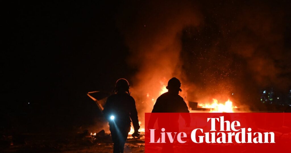 Zelenskyy says four killed as Ukraine hit with ‘almost 300 attack drones’ in Russian strikes overnight – Europe live | Ukraine