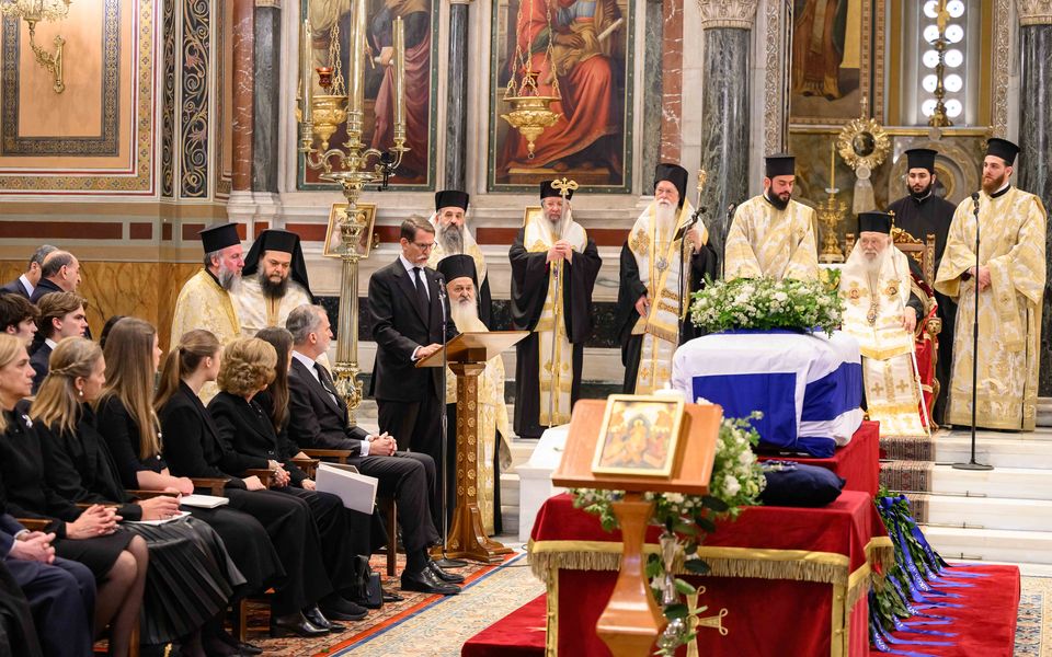 Funeral service for former Princess Irene of Greece held in Athens Funeral service for former Princess Irene of Greece held in Athens