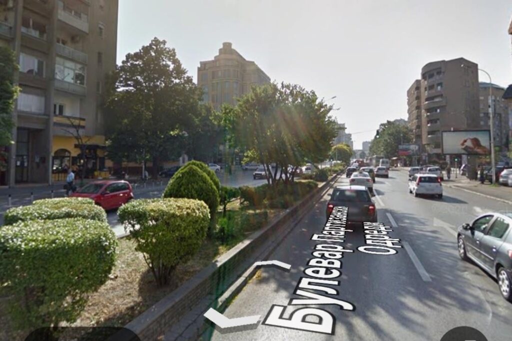 2015 Partizanska. What happened to all these trees and hedges in between? No! It's more beautiful!