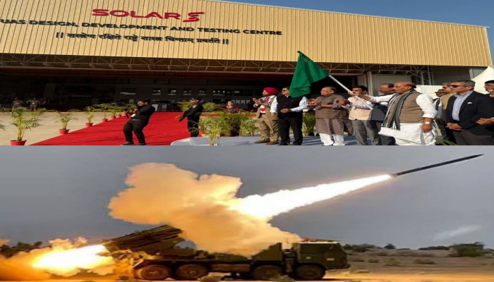 Defence Minister flags off first batch of guided Pinaka rockets to Armenia from SDAL’s Nagpur facility