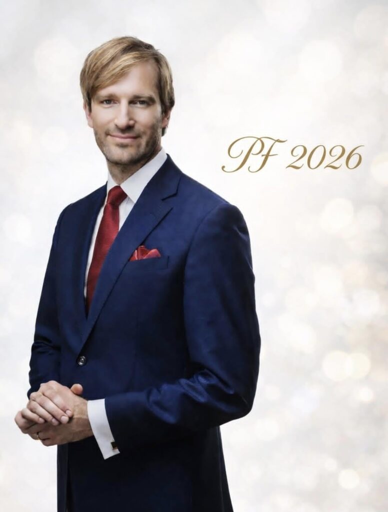Adam Vojtěch's Christmas card seems like a great meme template